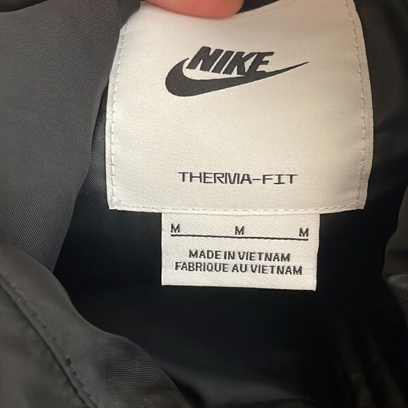 Nike Sportswear Classic Puffer Therma-Fit Loose Fit Vest Black Women Size M - Picture 12 of 13